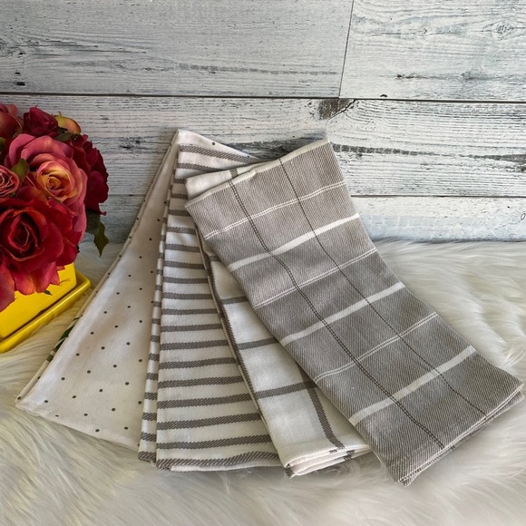 4pk Flamingo Print Kitchen Towels - Picture 4 of 5